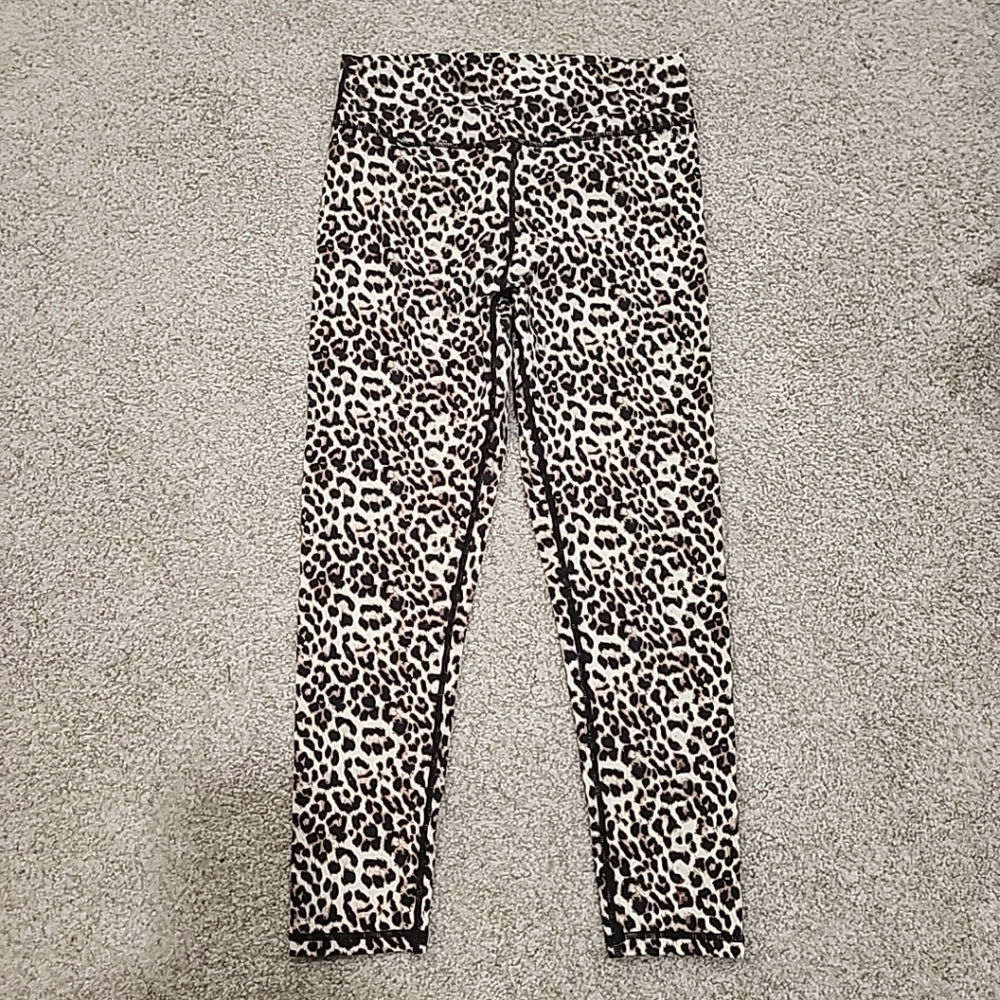 Zyia size 12 leopard print active leggings